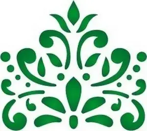 Washable Ornament Template HENDI 12×15 cm — reusable food-safe stencil for decoration