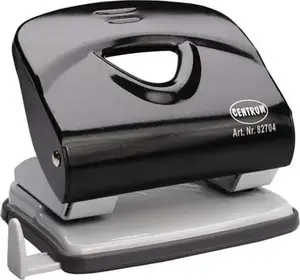 Hole puncher Centrum CE82704 — metal, black metallic finish, up to 25 sheets capacity