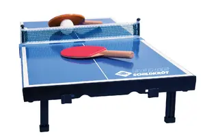 Galda tenisa galds Donic Schildkröt 838576 brīvi stāvošs, skolai/izklaides telpai, 680×330×90 mm, zils plastmasa