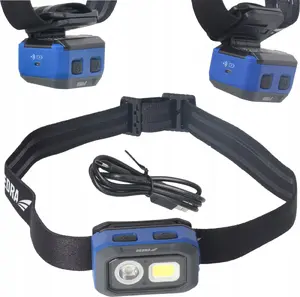 Luktura priekšgalā Dedra L1015 — 500 lm, kustības sensors, akumulators 1000 mAh / arī 3×AAA