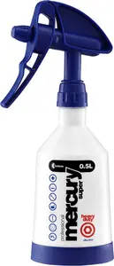 Rokas smidzinātājs KWAZAR Mercury Super HD alkaline 0,5 l — manuāls, ķīmiski izturīgs