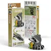 Teka Eugy Raccoon papīra modelis Photo 4