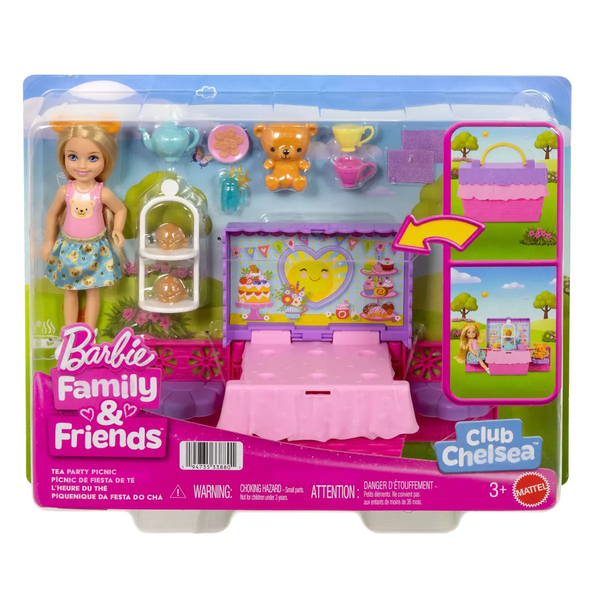 MATTEL Barbie Chelsea Pop-Up Tea Party набор Photo 7