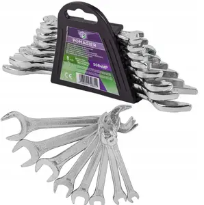 Wrench set Proline P-5084MP — 8-piece open-end wrenches, sizes 6–22 mm