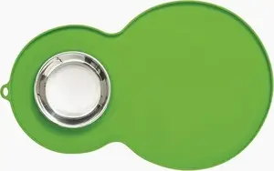 Catit silicone mat 'Orzeszek' green 46x29 cm - Catit CH-0124