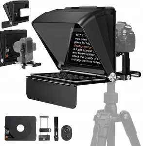 Teleprompter LensGo TC7 II Ultimate Kit — 2-in-1 vlog monitor for DSLR and smartphone