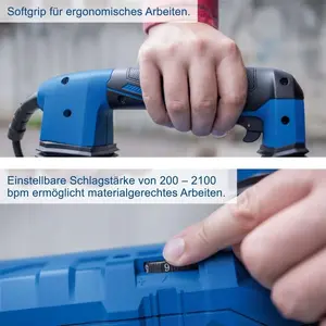 Triecienmuciņš Scheppach AB2000 HEX — Scheppach AB2000 HEX ar HEX kātu