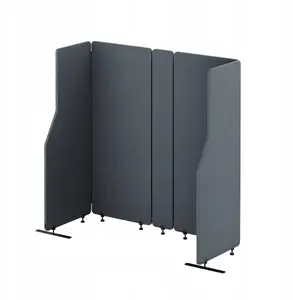 Acoustic Room Divider Jan Nowak SADIE Carbon Fog 260 x 145 cm
