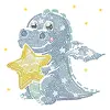 Diamond Dotz Sleepy time Dragon komplekts Photo 2