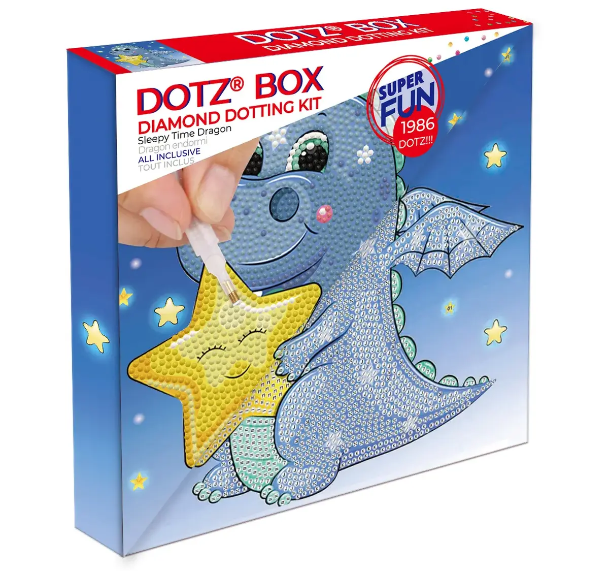 Diamond Dotz Sleepy time Dragon komplekts Photo 3