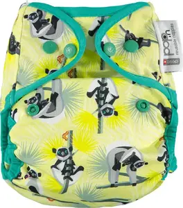 Atkārtoti lietojama autiņbiksīte ar spiedpogām Close Caboo Lemur 3–16 kg, 1 gab.