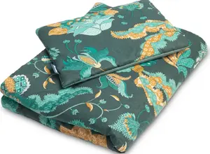 Комплект постельного белья для кроватки Sensillo Paradise Velvet — изумрудный