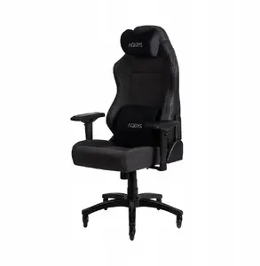 Spēļu krēsls Aqirys TARVOS melns — ergonomisks datora/konsoļu krēsls ar augstu atzveltni