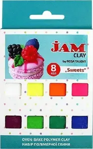 Polymer clay ROSA Modelina Sweets set 8×20 g