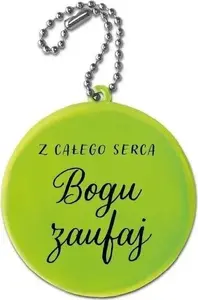 Reflective pendant Szaron 'Z całego serca Bogu zaufaj' – Szaron decorative reflective charm