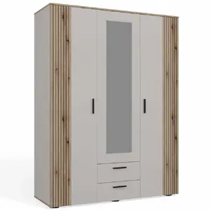 Шкаф Malys Group AVA 150x200 Kaszmir/Dąb Evoke — шкаф 150×200 см с двумя дверями