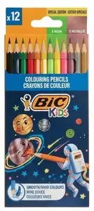 Krāsainie zīmuļi BIC KREDKI OLO 12KOL Kids Special Edition, 12 krāsas, komplekts