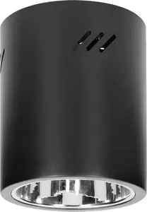 Ceiling downlight ORNO KORIN 16, 60W, E27 socket, steel, black