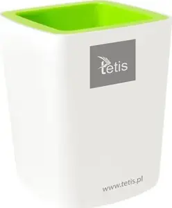 Pen holder Tetis BV405-Z — desktop organizer, green
