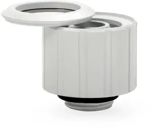 BitsPower прямой фитинг G1/4" наружный на трубку 16/10 мм, Arctic White
