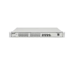 Ruijie Networks RG-NBS3200-24GT4XS Managed L2 Network Switch, 24 x Gigabit (10/100/1000), 4 x 10G SFP+, PoE, Grey