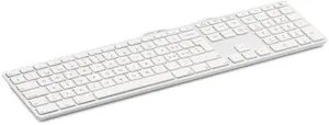 USB numeric Windows keyboard LMP KB-3421 — 110 keys, 2x USB, aluminum, silver, Italian layout
