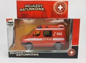 Daffi Mercedes Benz Sprinter Mini Straż toy model by Daffi, MPN 460753