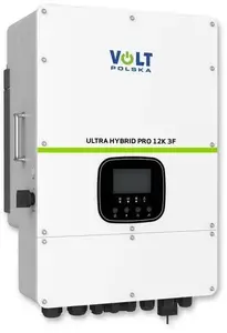 Гибридный солнечный инвертор Volt Ultra Hybrid Pro 12000W 3‑фазный 48V аккумулятор / 230‑400V сеть, 2×MPPT (200–650V), Wi‑Fi