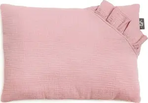 PULP BAMBOO Muslin Pillow 35x45 cm, Pink — pulp bamboo