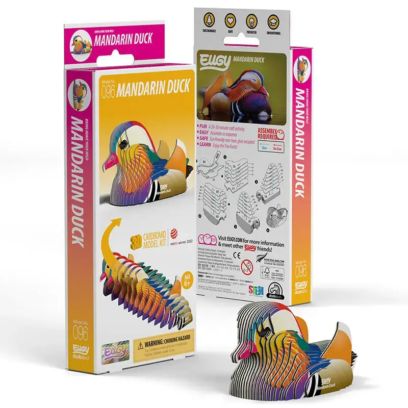 3D papīra modelis TEKA Eugy Mandarīna pīle Photo 5