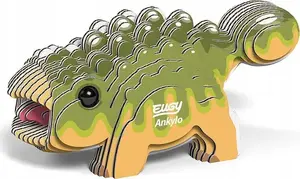 3D Puzzle Fat Brain Toys Ankylosaurus Eugy — Eco-friendly model, collectible figure