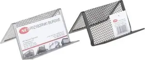 Card holder NET Wizytownik czarny — desktop business card organizer, black