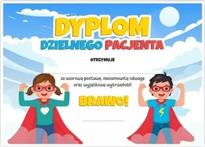 Izglītojošs diploms A4 LearnHow Dyplom — Super Dzieci, iepakojums 10 loksnes