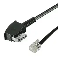 Telephone cable Triton RB50951 — 3 m, black, RJ11 line cable