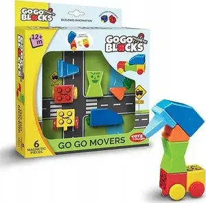 Magnetic Play Blocks TEKA Klocki Płyńmy i jedźmy 6-piece set