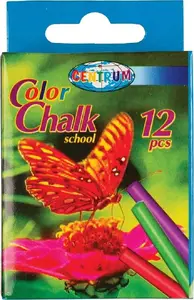 Chalk Sticks Set panta plast Kreda, colored, 12 pcs, model 80371