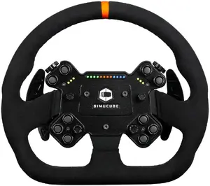 Simucube Valo GT-23 SC3 sacīkšu stūre, diametrs 320 mm, GT dizains, SC3 ātra atvienošana, melns zamšs