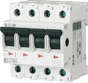Модульный разъединитель EATON HIS-100/4 4-полюсный 100 А (MPN 142831)
