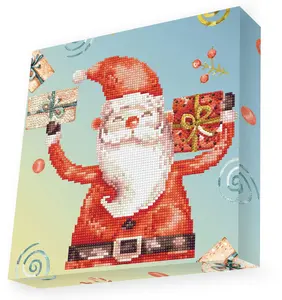 Набор Diamond Dotz для алмазной вышивки Santa Cheer — 280×280 мм, рождественский коала, предсортированная ткань, лоток и стилус