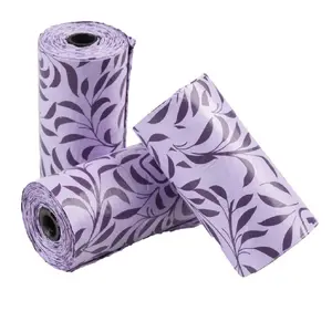 Dog poop bags Duvo+ duvoplus Poo bags Spice lavender, lavender scent, 60 pcs, box