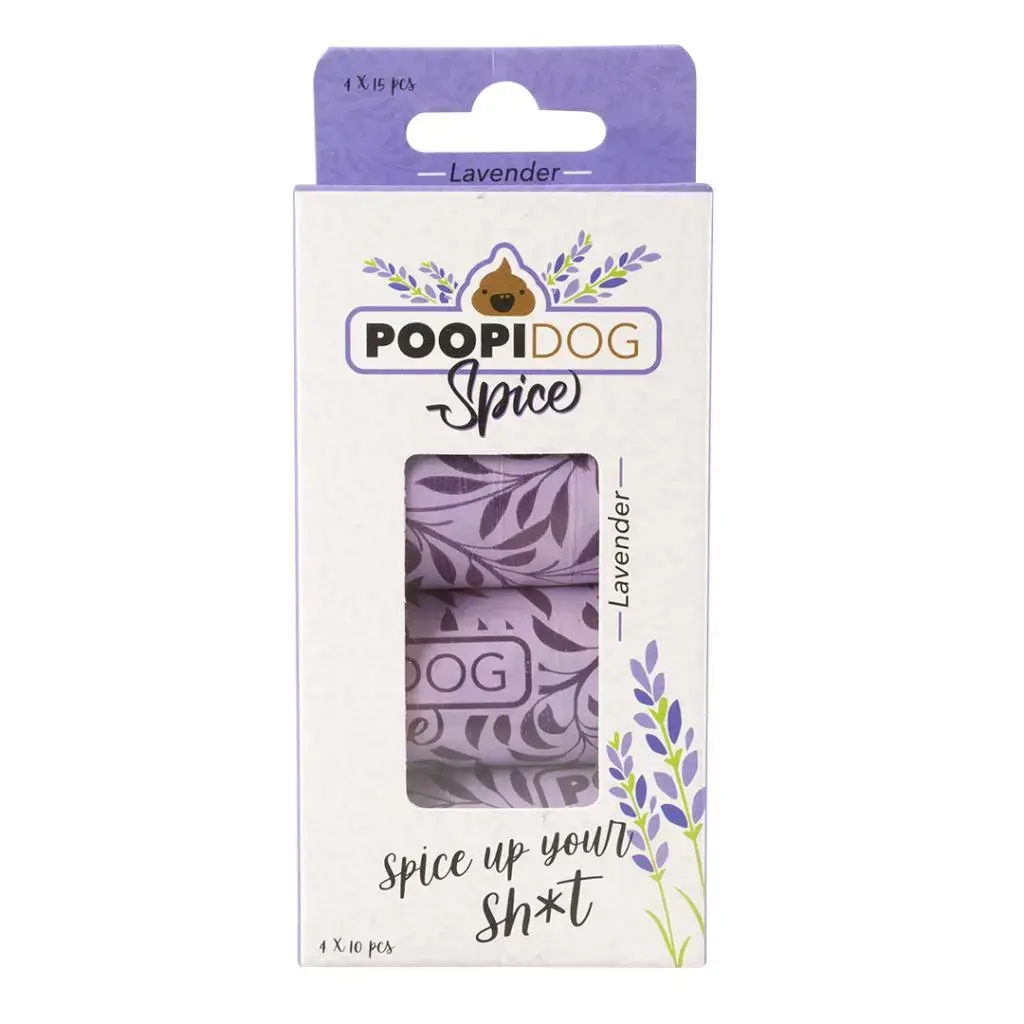 Suniņu maisiņi Duvo+ duvoplus Poo bags Spice lavender Photo 2