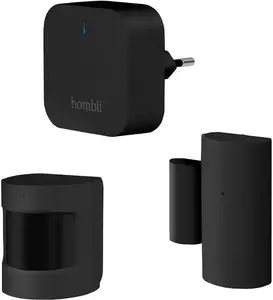 Motion detector Hombli HBSP-0100 Passive infrared (PIR) sensor Wireless Black, 120° angle, 8 m range, battery