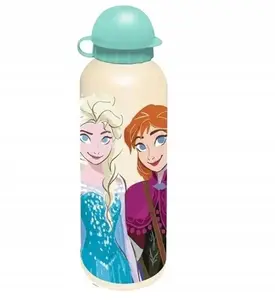 Alumīnija pudele Grajlandia Kraina Lodu Frozen (dzeltena) ar pretpilienu vāciņu