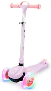 Trīsriteņu bērnu skūteris SPOKEY HOPI — rozā, 3 kg, 290×580×800 mm
