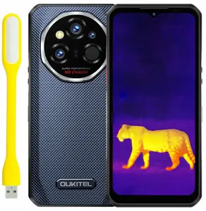 Viedtālrunis OukiTel WP55 Ultra Thermal — 6,6" displejs, 16 GB RAM, 512 GB atmiņa, 11000 mAh akumulators, pelēks