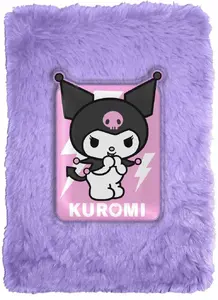 Piegrāmata A5 mīksta pūkaina Kuromi violeta — Skleplolki