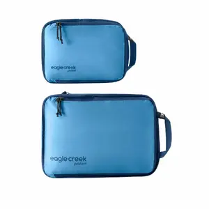 Packing Cube Eagle Creek Pack-It Blue Unisex, zipper closure, monochromatic blue