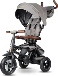 Tricycle Qplay Rito Deluxe by Qplay — three-wheel child ride-on, rubber wheels, grey