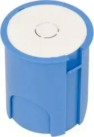Flush-mount junction box for wall light Simet 35 mm blue Z-32 (model 34010203) pack 30 pcs