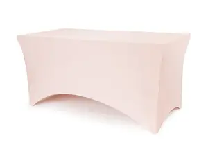 Tablecloth VidaXL PartyDeco PKSB1-081BR, rectangular spandex 76 x 183 cm, rose